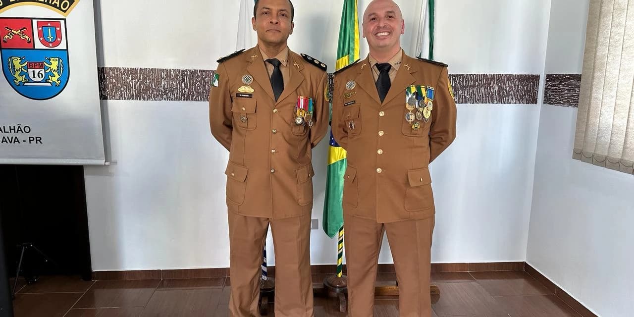 Ex comandante da polícia militar de Prudentópolis Major Busnello assume o comando do 16º Batalhão