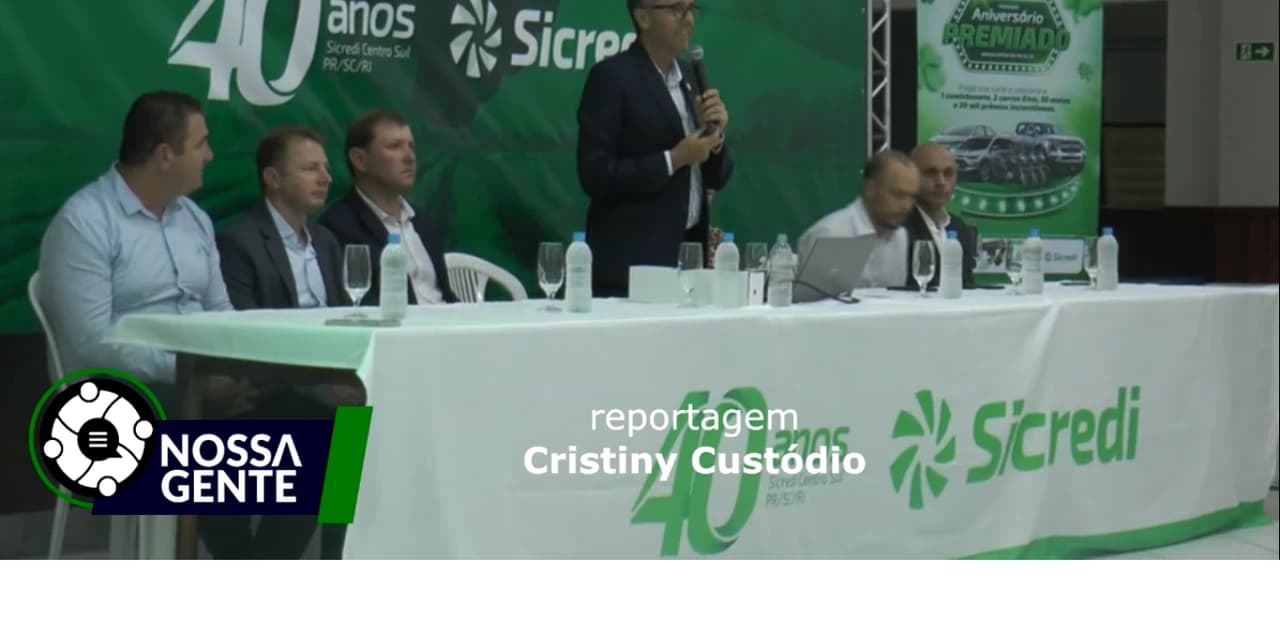 Cooperativa Sicredi Centro Sul PR/SC/RJ, realizou a Assembleia de Núcleo em Prudentópolis