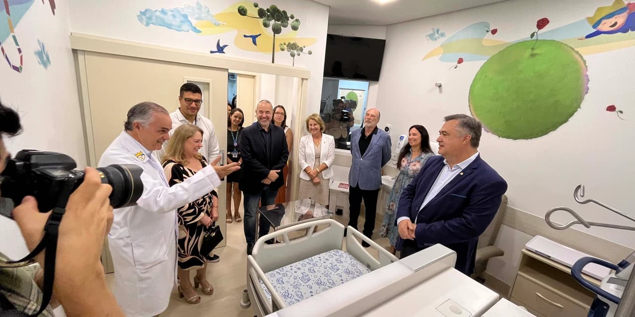 Com apoio do Estado, Hospital Pequeno Príncipe inaugura oito novos leitos de UTI