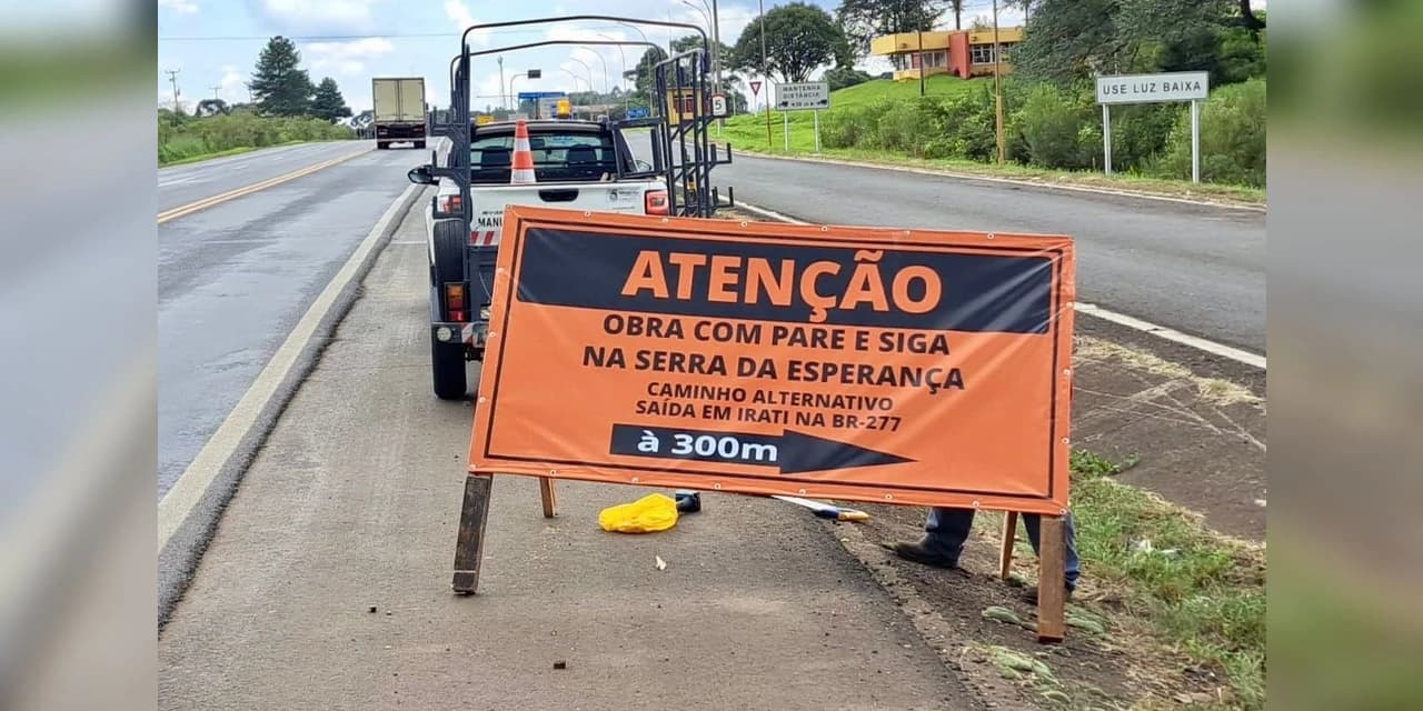 Veja como vai estar as obras na Serra da Esperança para o feriado nacional de Sexta-feira Santa