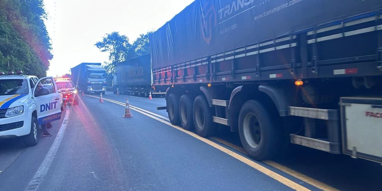Avaliação técnica da equipe do DNIT define que será necessário instalação de barreira de contenção na Serra da Esperança