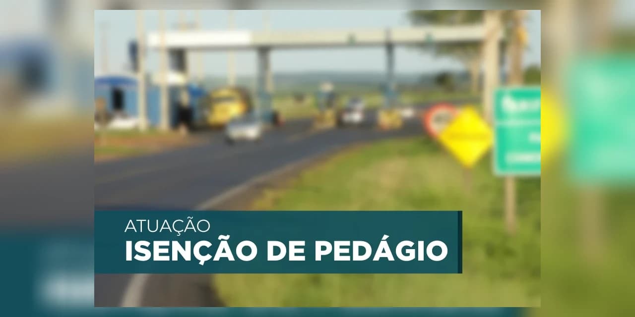 Em ação do MPPR em Castro, Judiciário determina que concessionária isente de pedágio pessoas em tratamento de saúde