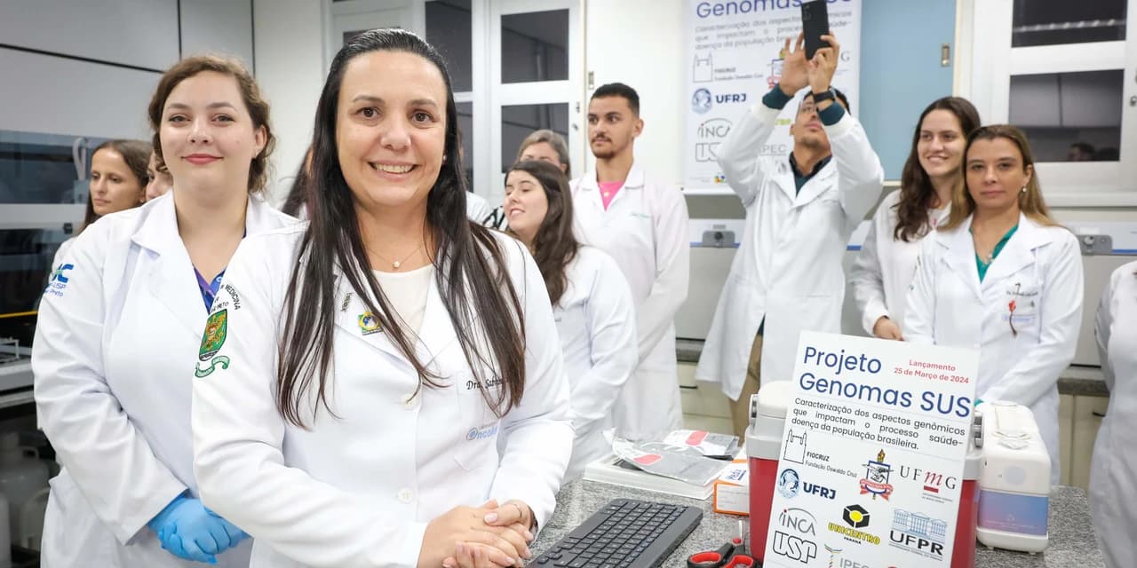 Genoma SUS recruta bolsistas nas áreas de ciência de dados e bioinformática