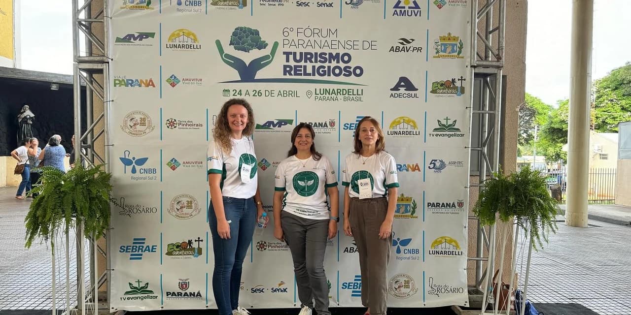Município de Prudentópolis participa do 6° Fórum Paranaense de Turismo Religioso em Lunardelli