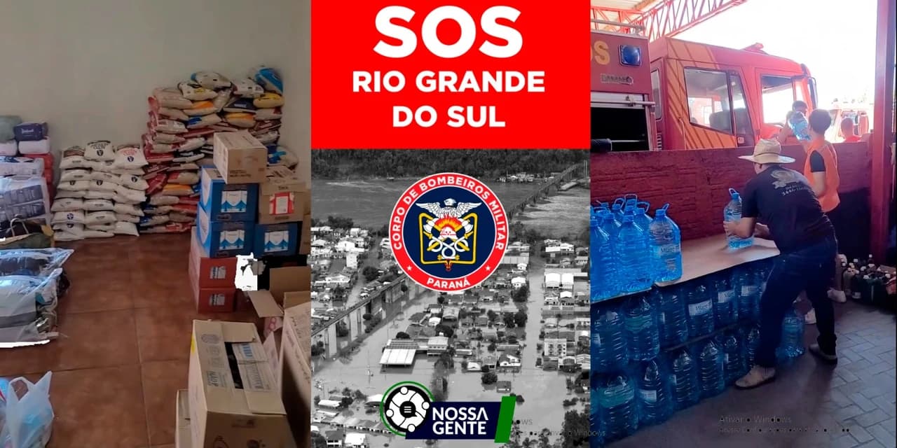 Solidariedade: Bombeiro Militar de Prudentópolis Está Recebendo Donativos Para as Vítimas das Enchentes no Rio Grande do Sul!