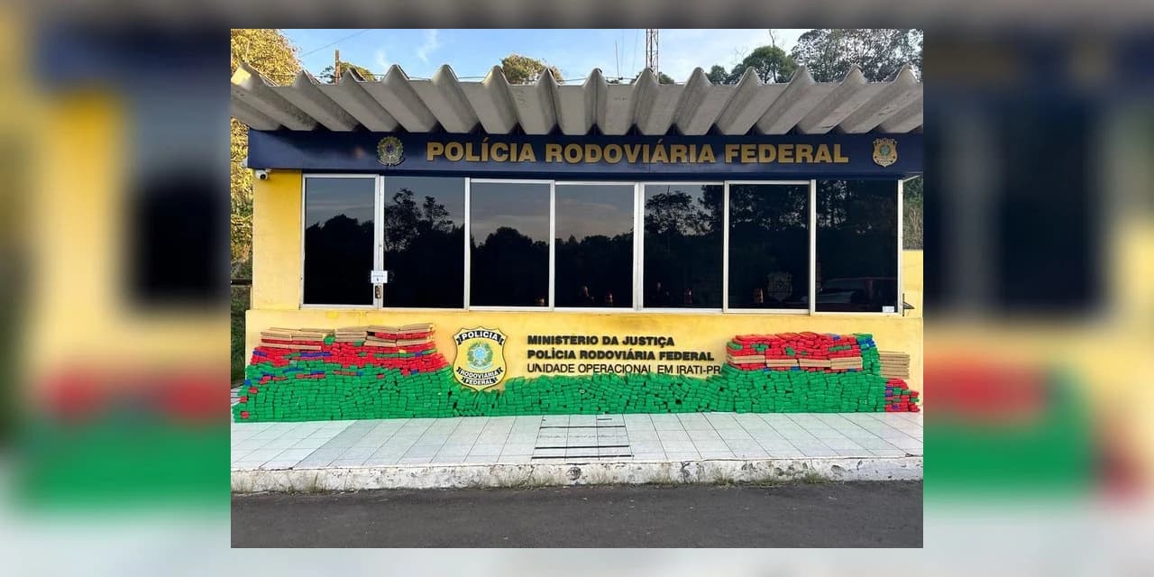 PRF apreende mais de 1 tonelada de Maconha em Irati (PR)