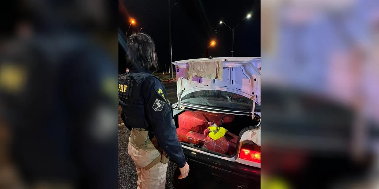 PRF apreende quase 200 kg de maconha em Guarapuava