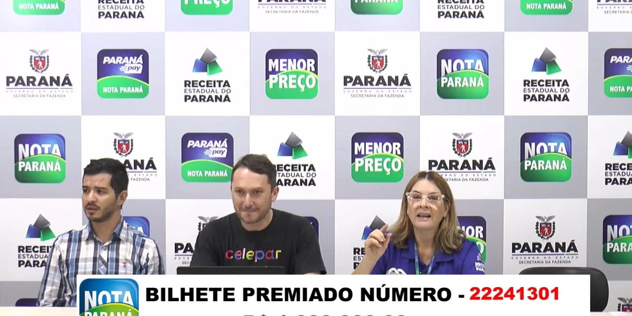 50º milionário do Programa Nota Paraná é da Lapa