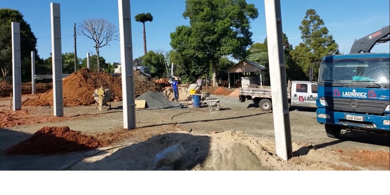 Associação de Agricultores de Barra Bonita inicia a construção de um novo barracão. VÍDEO!