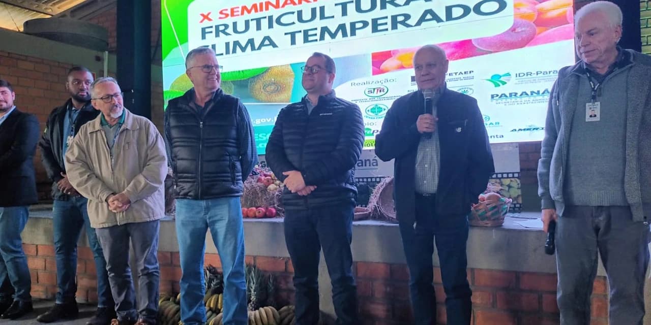 Com apoio do IDR-Paraná, evento de fruticultura na Lapa reúne mais de 600 participantes