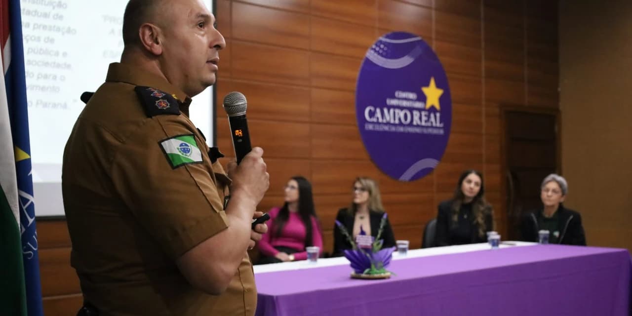 Comandante do 16º BPM participa da mesa-redonda sobre o junho violeta em Guarapuava