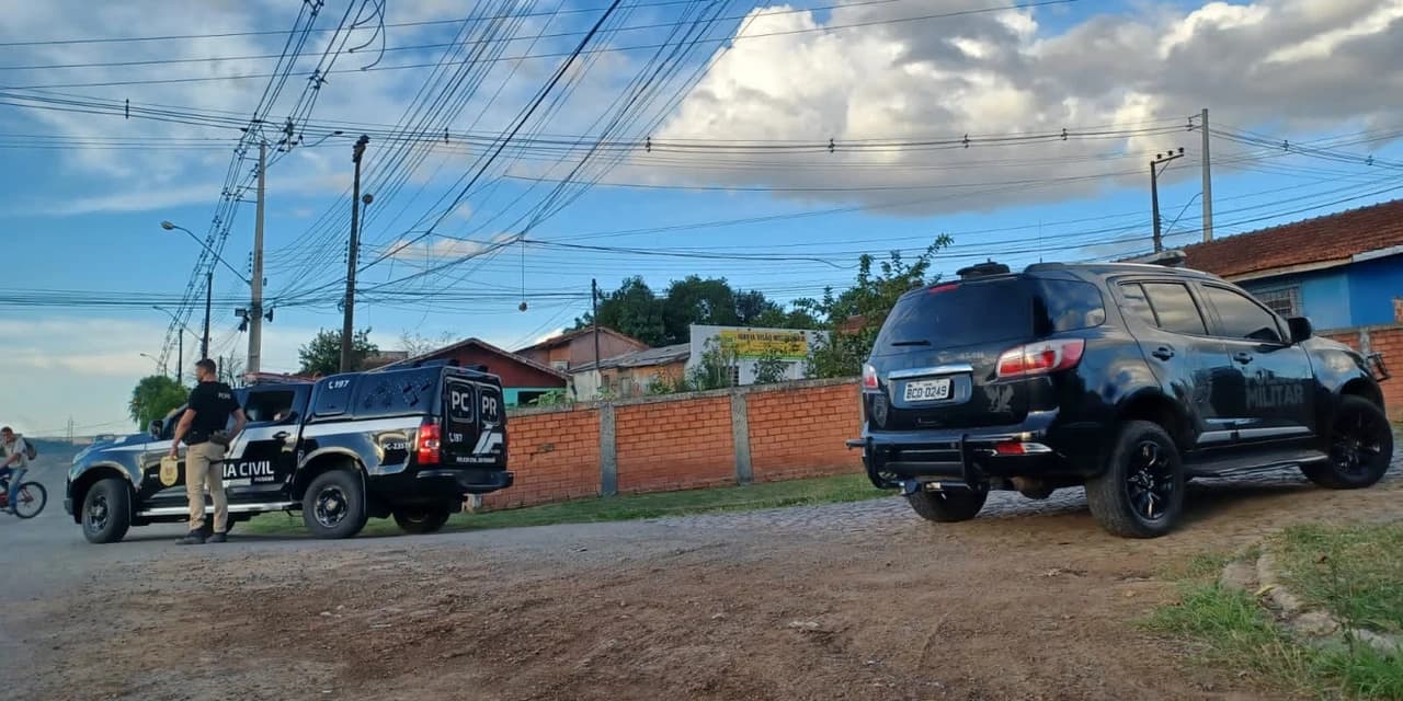 PCPR e PMPR deflagra "Operação Contra-Ataque" para cumprir mandados contra suspeito de efetuar disparos contra Policiais Militares em março de 2024 em Irati