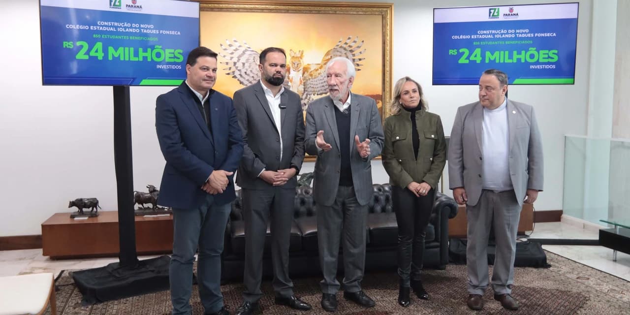 Piana autoriza a construção de novo colégio estadual de Ponta Grossa