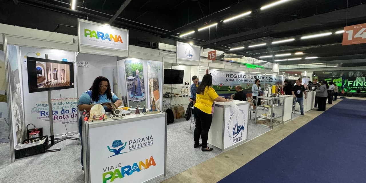 Paraná mostra seus atrativos de turismo religioso na maior feira do segmento do Brasil