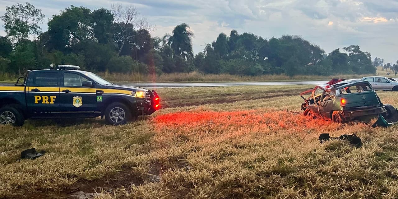 PRF registra acidente com óbito na Br 373 em Candói
