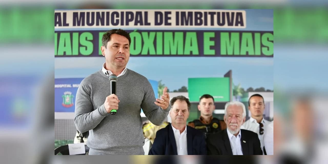 Moacyr Fadel e Alexandre Curi destacam a importância da construção do novo hospital em Imbituva. VÍDEO!