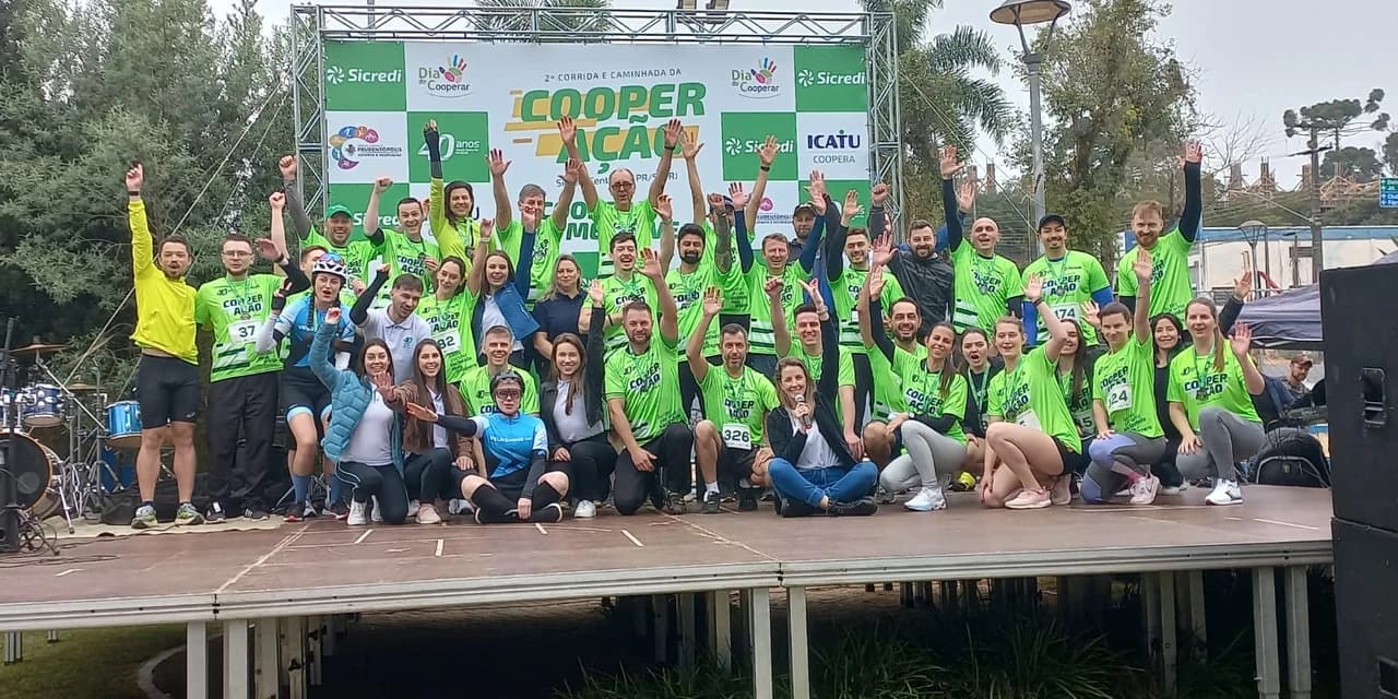 Sicredi Centro Sul PR/SC/RJ, promoveu em Prudentópolis o evento “Corrida e caminhada da cooperação.” VÍDEO!