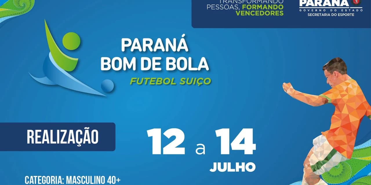 Futebol suíço: disputas da nova modalidade do Paraná Bom de Bola começam nesta sexta