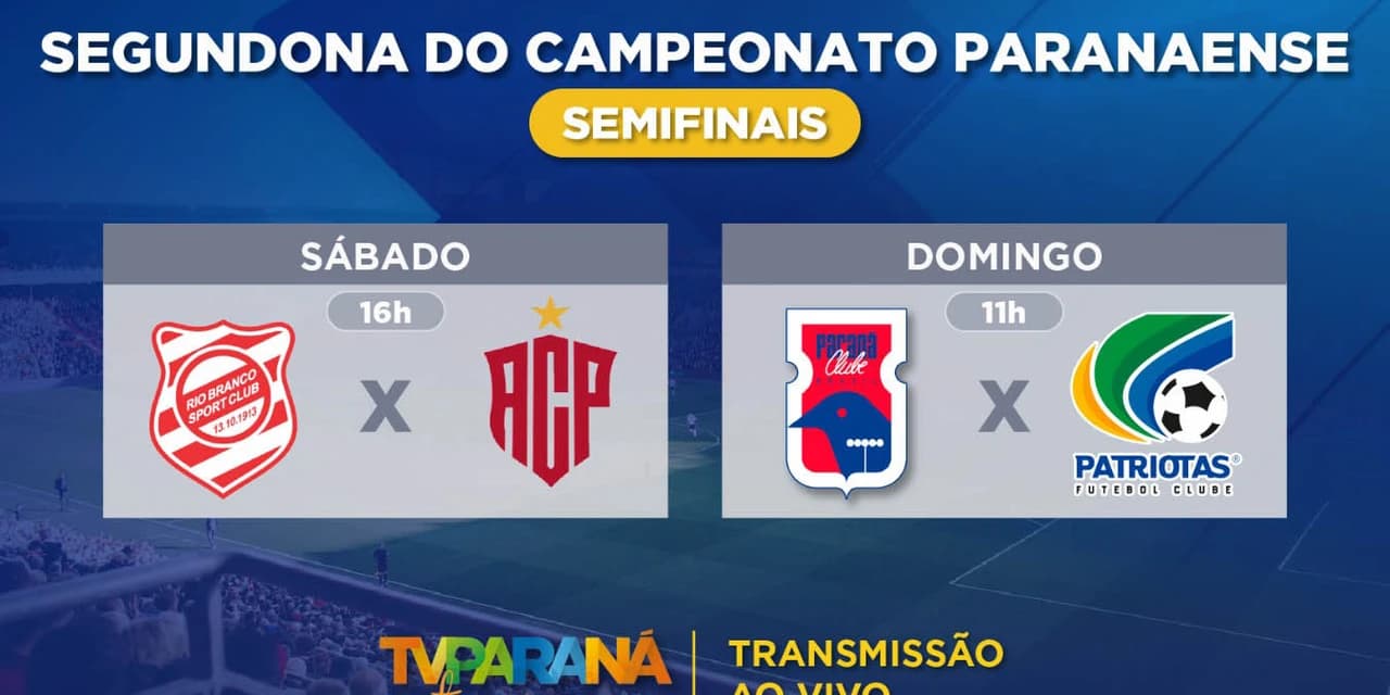 TV Paraná Turismo transmite jogos que definem acesso à 1ª Divisão do Paranaense