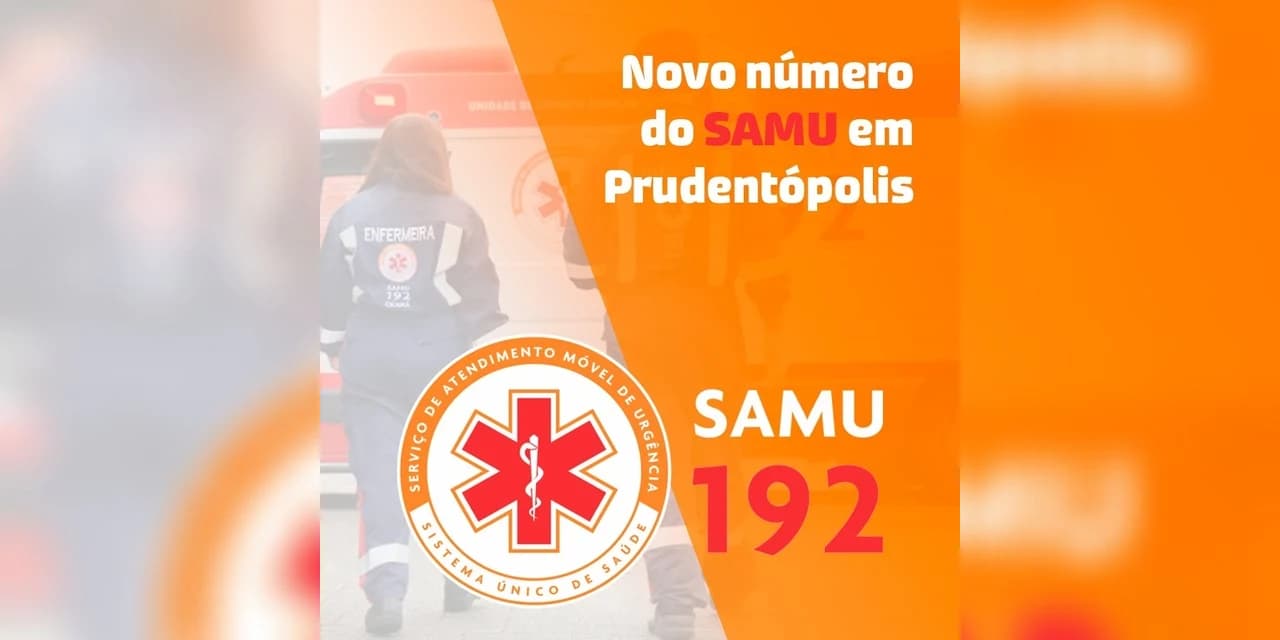 Atenção, Prudentópolis! O número do SAMU mudou!!