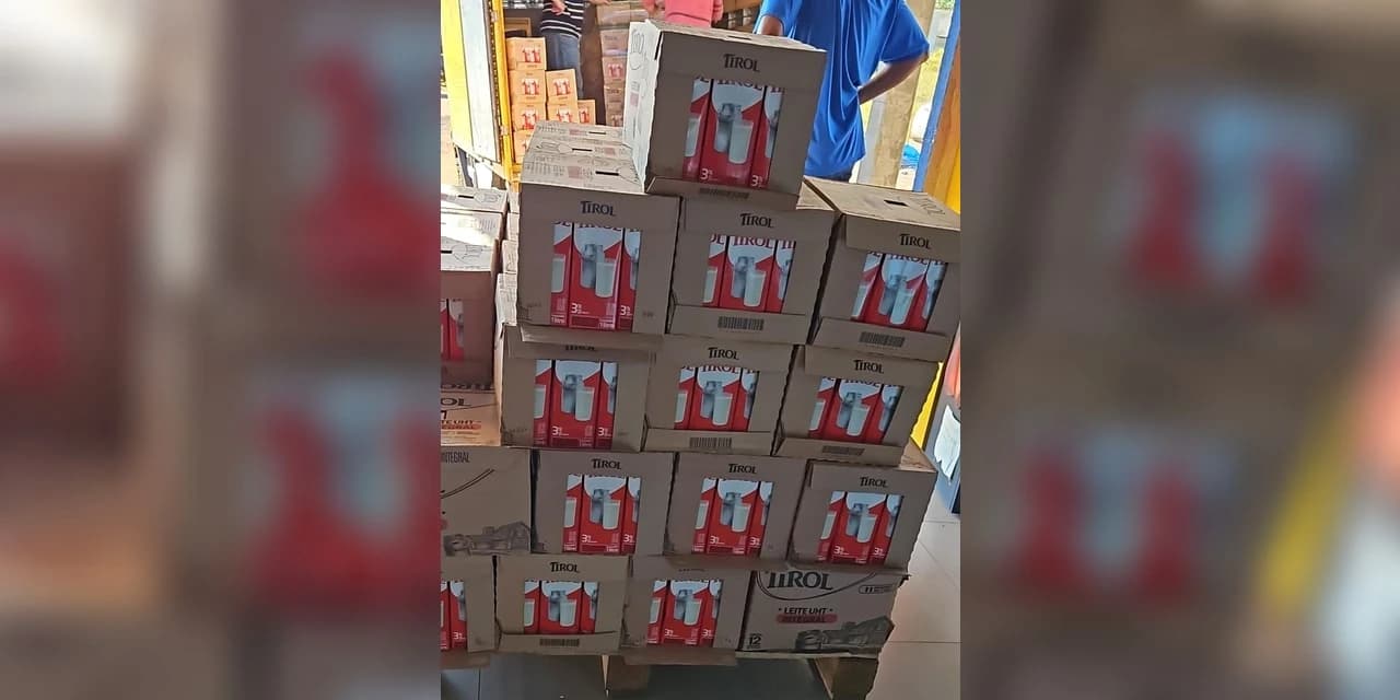 Polícia Civil do Paraná prende receptador e recupera parte de carga que foi desviada da fábrica de leite Tirol de Ipiranga