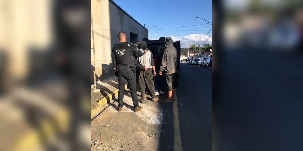 PCPR prende em flagrante autores do furto ocorrido na madrugada do dia 17/07/2024 em Imbituva.