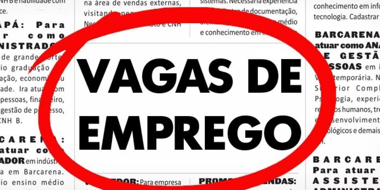 Relação de vagas da agência do trabalhador de Prudentópolis