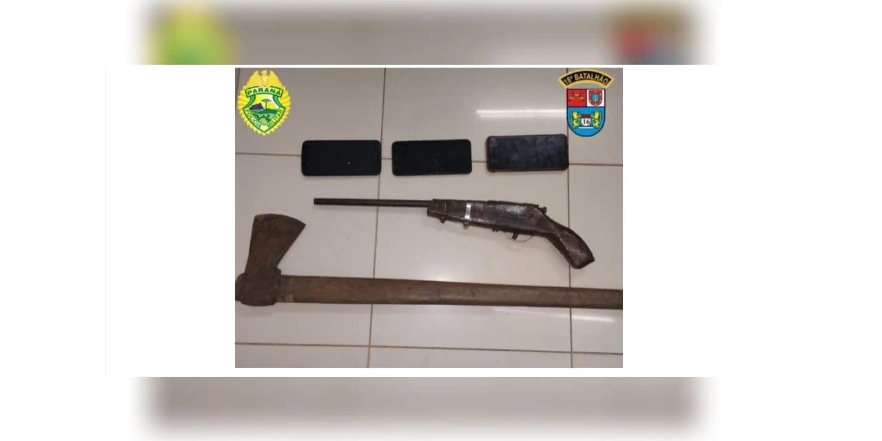 Em Campina do Simão homem confessa ter matado e esquartejando o corpo da vítima com um machado e enterrou na mata