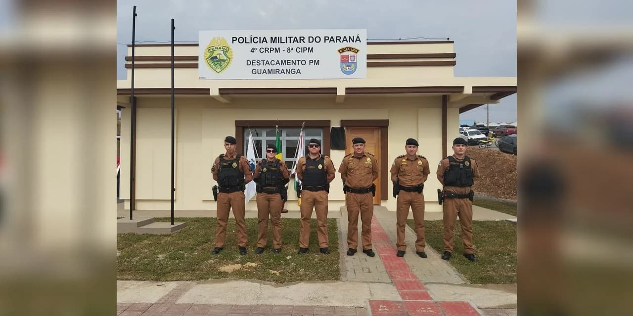 Guamiranga inaugura nova sede do destacamento da Polícia Militar