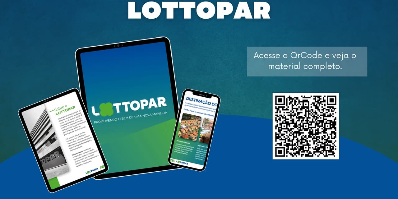 Lottopar divulga cartilha que apresenta atividades lotéricas no Paraná