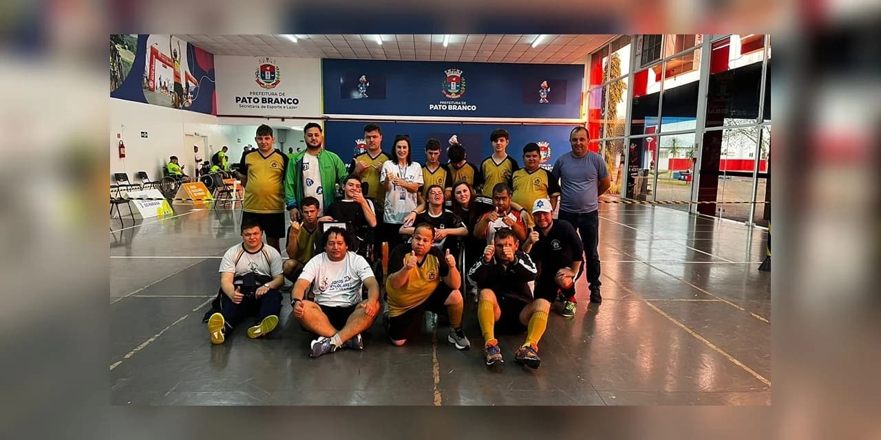 2 Atletas da APAE Prudentópolis são medalhista de ouro na fase Final dos Jogos Escolares do Paraná na cidade de Pato Branco