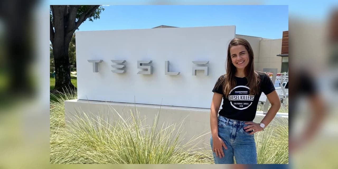 Ex-aluna da Unioeste é primeira mulher certificada pela Tesla no Brasil