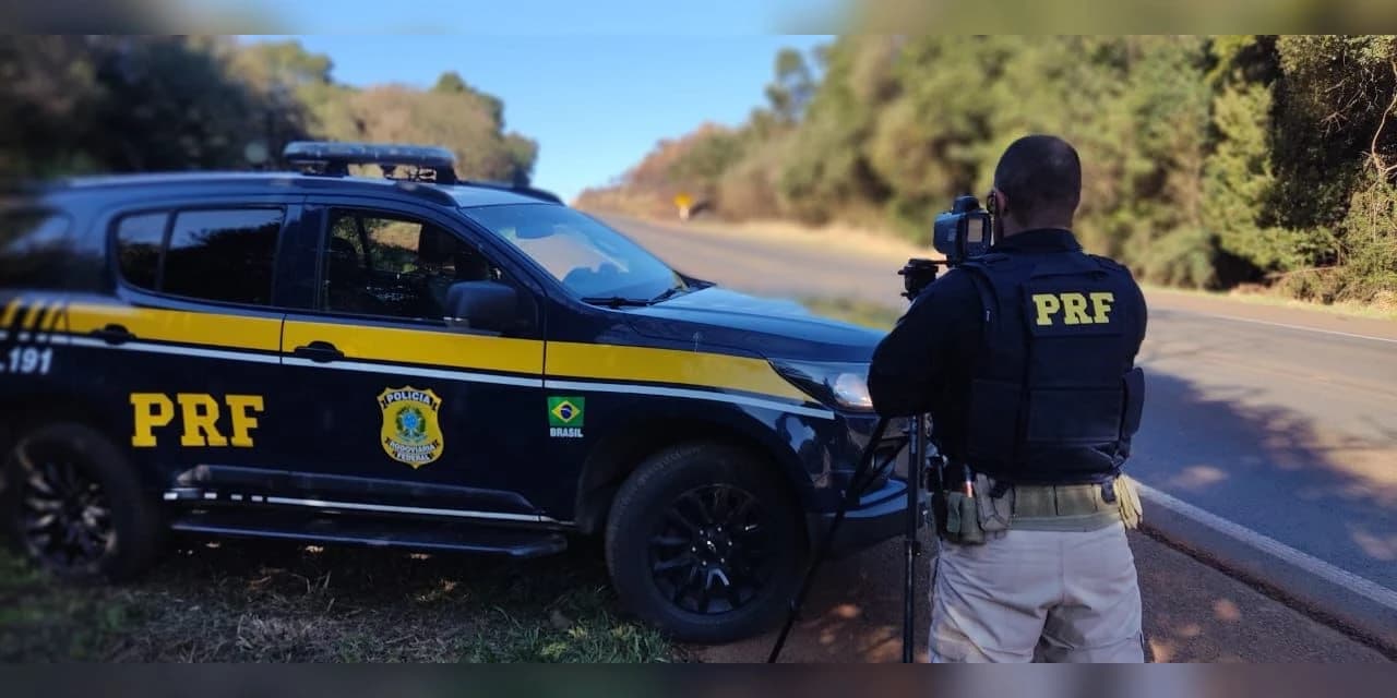 Velocidade acima do legal: Polícia Rodoviária Federal reforça fiscalização de velocidade na circunscrição de Guarapuava