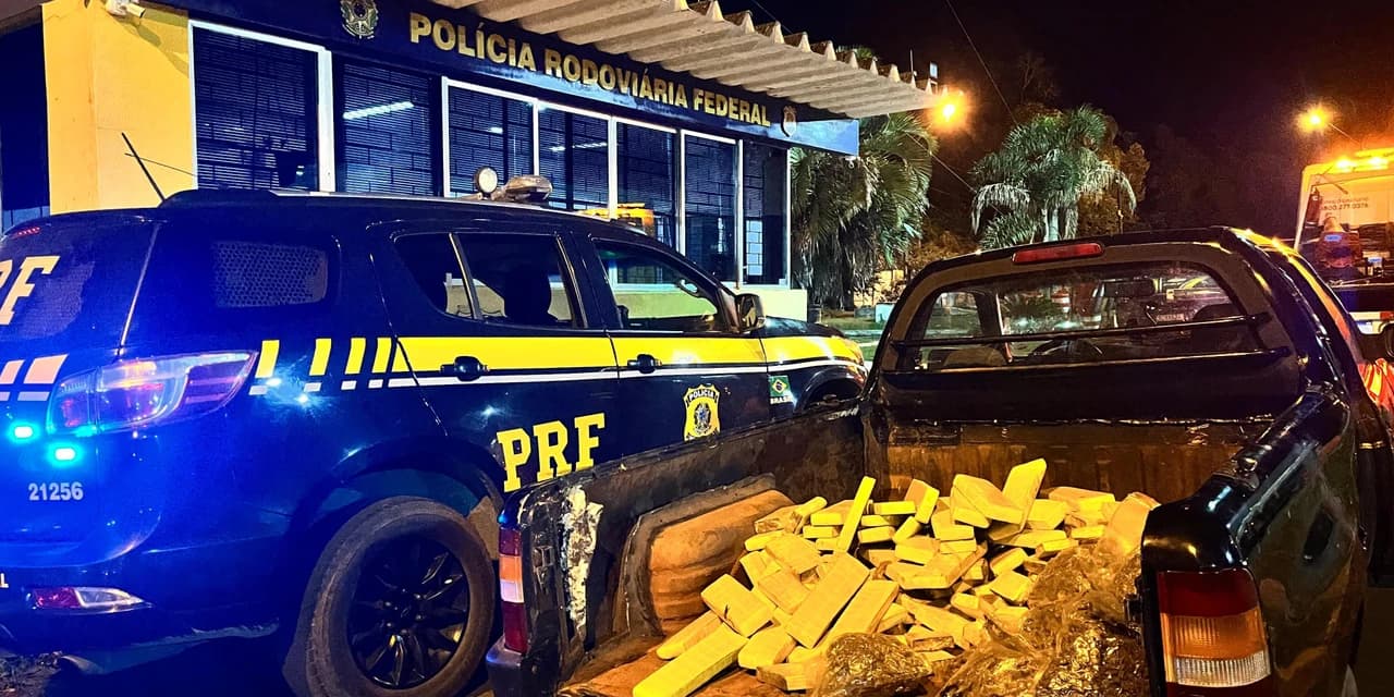 PRF apreende cerca de 100 Kg de maconha em Irati