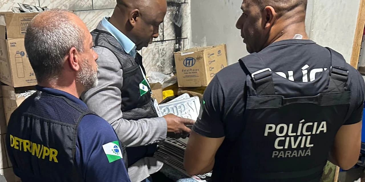 Nova operação da PCPR e Detran mira empresas de emplacamento de veículos