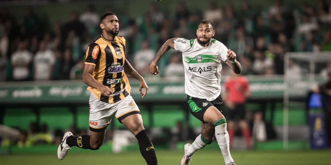 Coritiba empata com o Novorizontino no Couto pela Série B