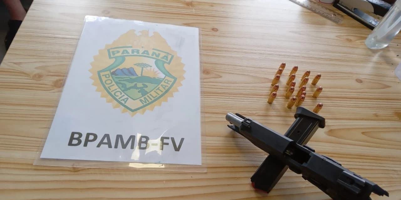 Em Palmeira homem foi preso por porte ilegal de arma de fogo