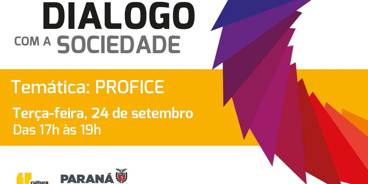 Cultura promove edição presencial do Ciclo de Diálogo com a Sociedade sobre Profice