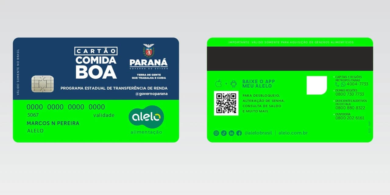 Layout novo e outra empresa: Cartão Comida Boa passa por mudanças