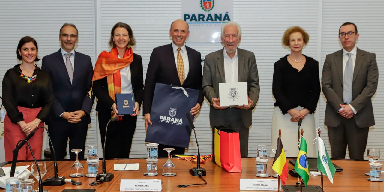 Piana destaca desenvolvimento sustentável do Paraná ao embaixador da Bélgica