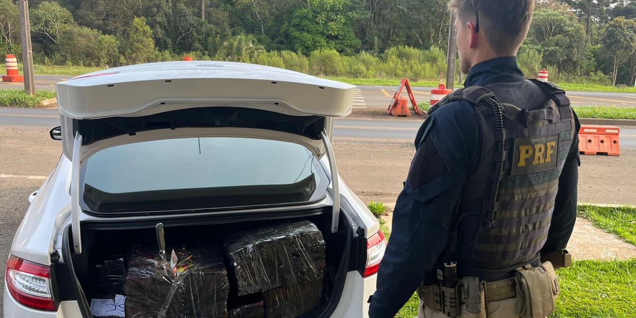 Polícia Rodoviária Federal apreende mais de 230Kg de maconha em Guarapuava-PR