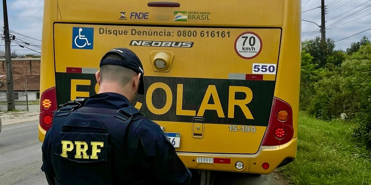 Polícia Rodoviária Federal realiza operação com foco em fiscalização de veículos escolares em Guarapuava