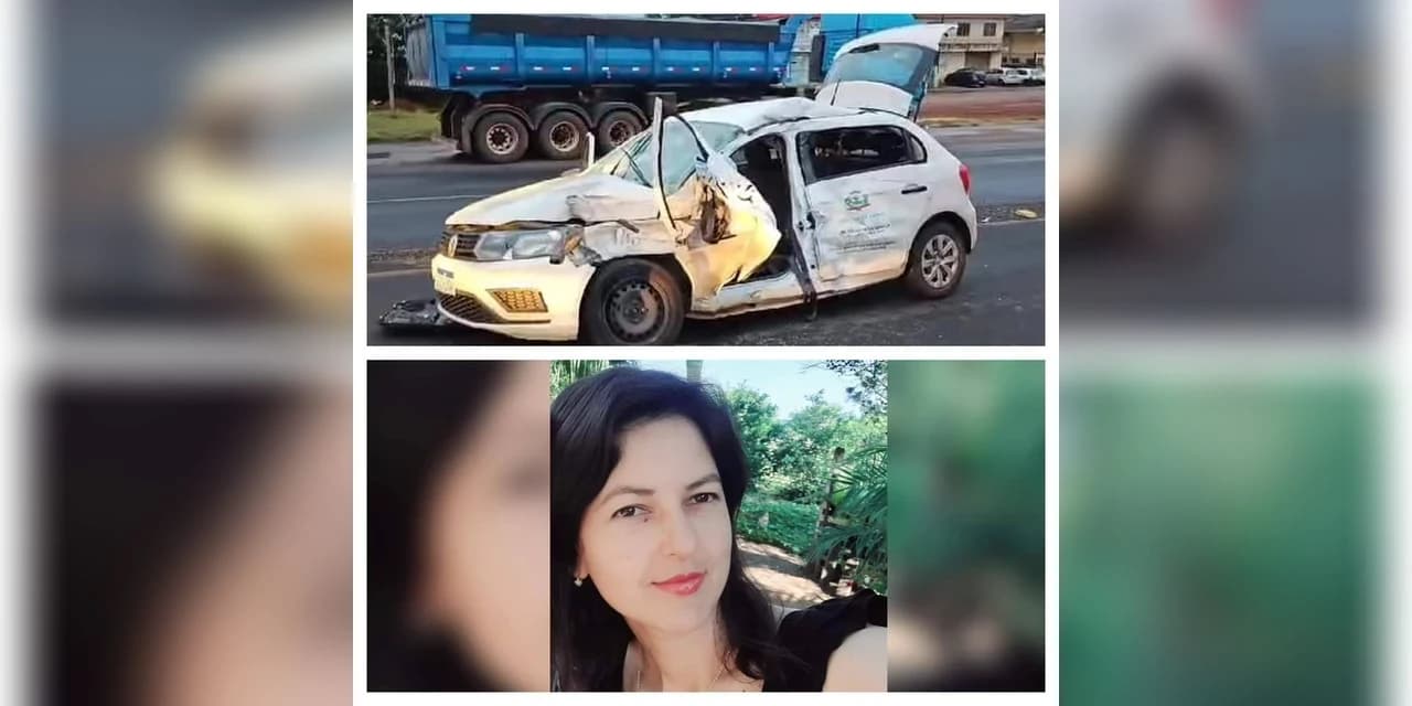 Duas pessoas morrem em acidente envolvendo carro da saúde da prefeitura de Cândido de Abreu e caminhão na BR-373