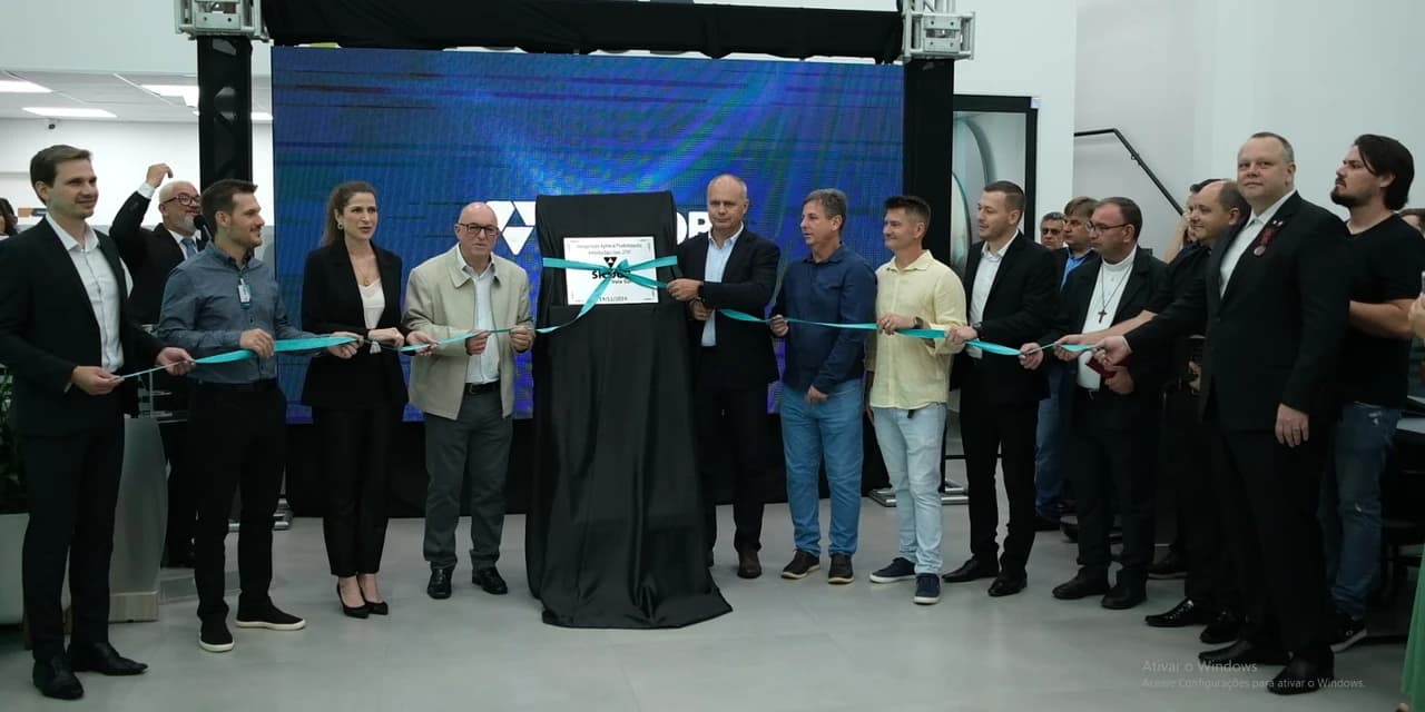 Sicoob inaugura sua segunda agência em Prudentópolis. VÍDEO!