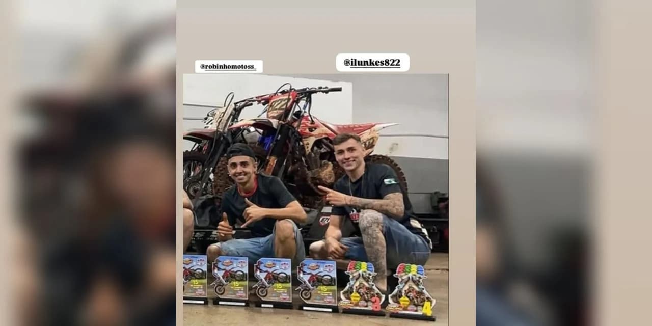 Jovens que morreram em acidente na Br 277 em Prudentópolis eram pilotos de motocross