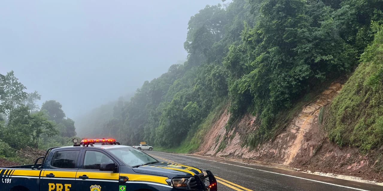 PRF orienta os motoristas acerca dos desvios utilizados devido à interdição da Br 277