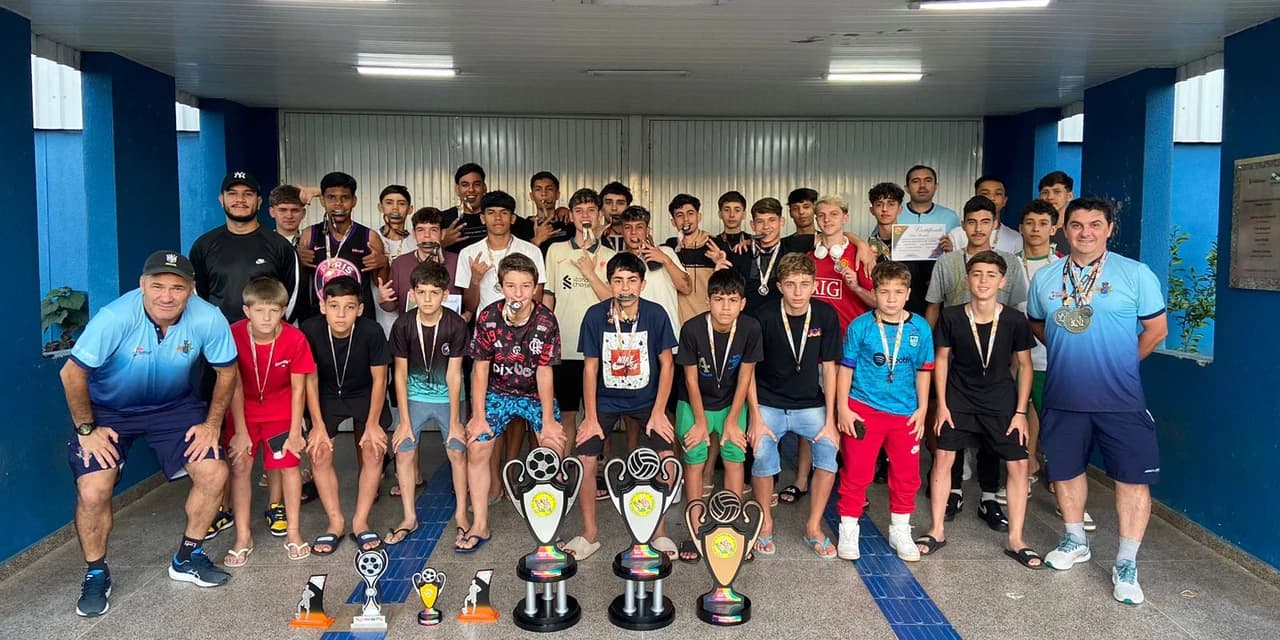 Base do Prude Futsal encerra a temporada com premiações individuais e boas colocações na Liga Sul Norte Pioneiro