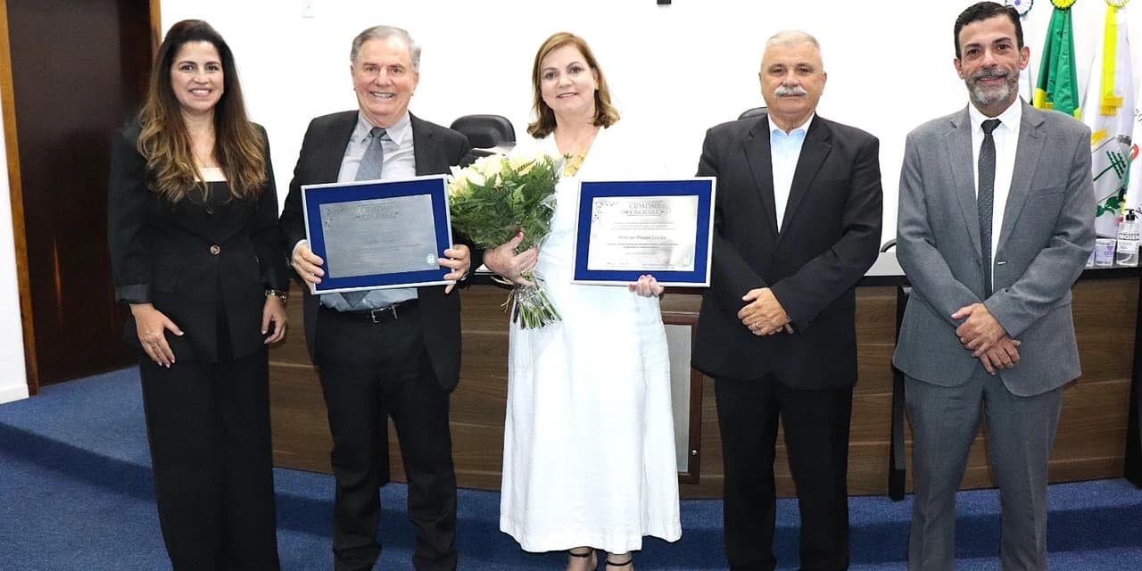 Dr. Felipe Lucas e a Sra. Marisa Massa Lucas são homenageados com o Título de Cidadania Honorária. VÍDEO!