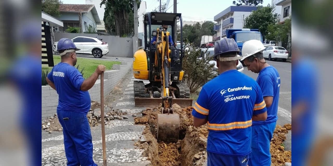 Sanepar faz obras de reforço no sistema de abastecimento de Prudentópolis
