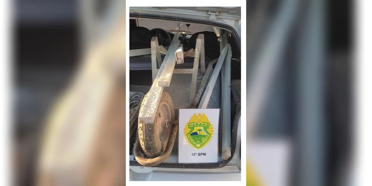 Em Prudentópolis polícia recupera objetos furtados em construção